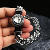 Death Skull Stainless Steel Punk Bracelet