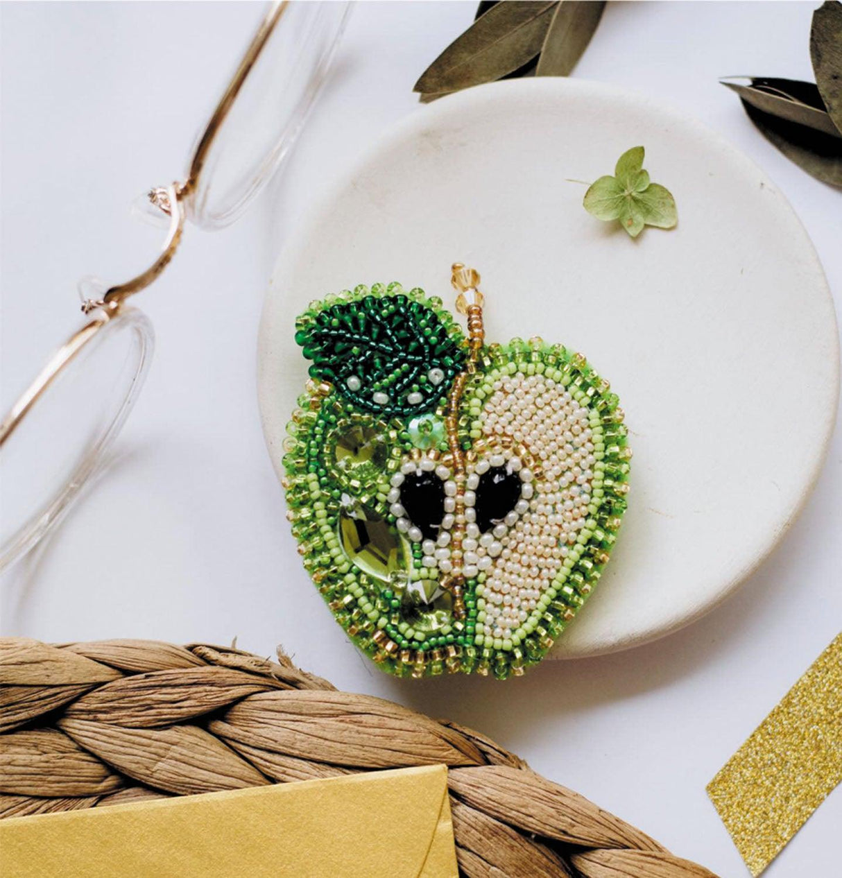 Decoration Green apple AD-030