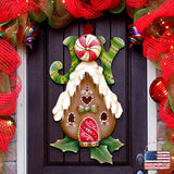 Joy Gingerbread House Door Decor by Jamie Mills-Price - Christmas Decor - 8457507H