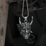 Yokai Oni Stainless Steel Pendant