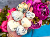 Dendritic Agate Hearts