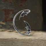 Devil Wings Stainless Steel Ear Cuffs
