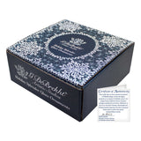 Angel's Divine Presence Nativity Heart Glass Ornament by G. Debrekht - Nativity Holiday Decor - 738-094