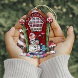 Adornos navideños de madera para una dulce Navidad de Jamie Mills-Price. Decoración navideña de Papá Noel y muñeco de nieve - 8611079-MP