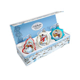 Adornos de cristal de mercurio nevados de G. DeBrekht - Decoración navideña costera - 770145S3-DG