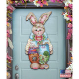 Bella Bunny Easter Door Decor by Jamie Mills-Price - Easter Spring Decor - 8457601H