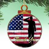 Veterans Appreciation Wooden Ornaments - International Decor - 8187102
