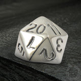 Dice 20 Stainless Steel Ring