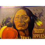 Discover Vintage 1930s Redman Apples Crate Label from Wenatchee