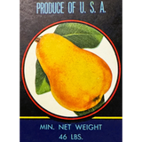 Discover Vintage 1940s Don Juan Pears San Juan Crate Label
