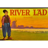 Discover Vintage Blue Goose Asparagus Crate Label from River Lad