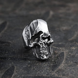 Distorted Soul Stainless Steel Skull Ring