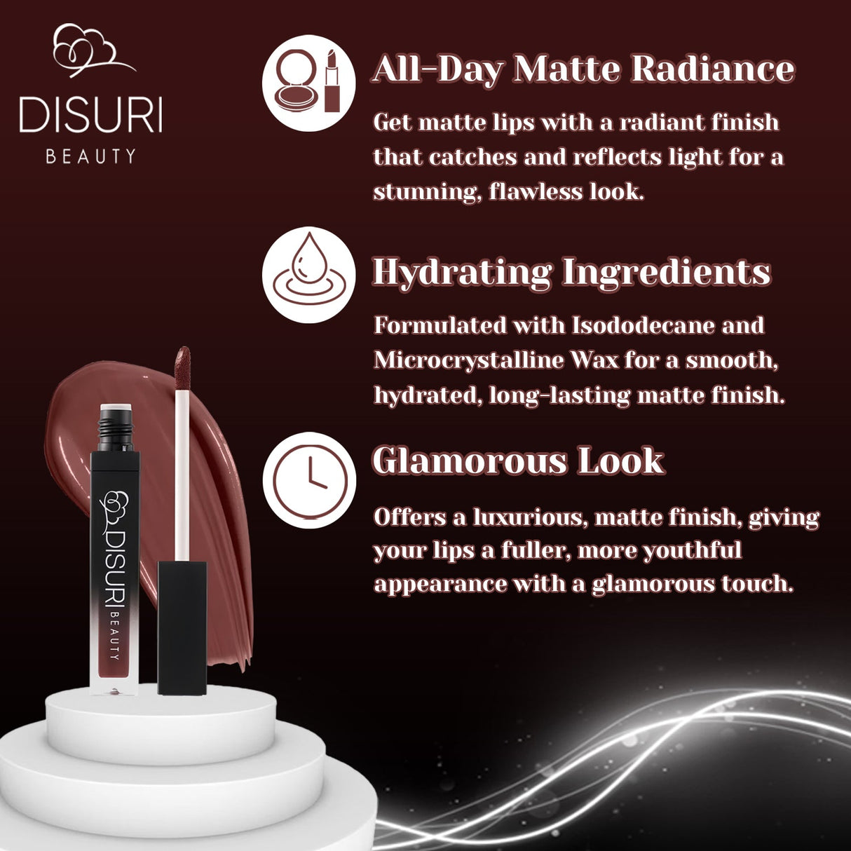 Lápiz labial líquido DISURI Beauty - Delicioso