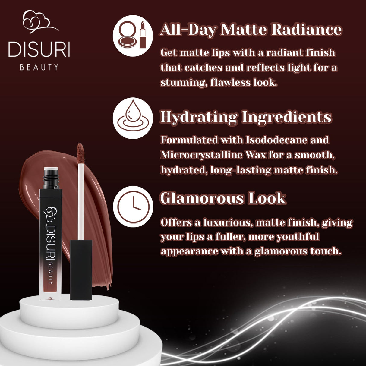Lápiz labial líquido DISURI Beauty - Celia