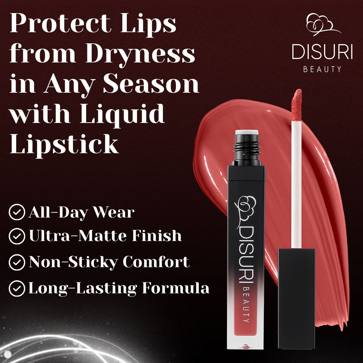 DISURI Beauty Liquid Lipstick - Ms Popular