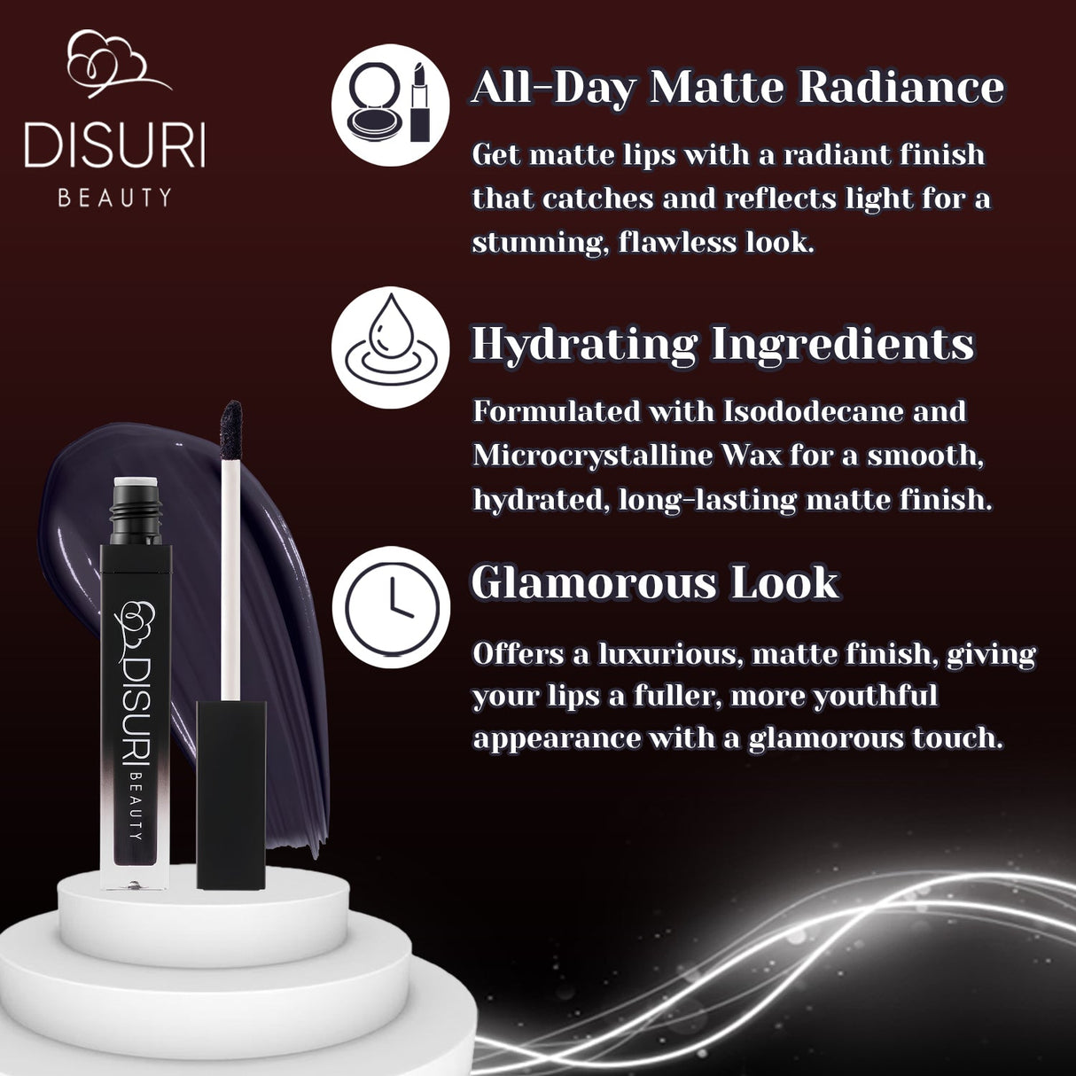 DISURI Beauty Liquid Lipstick - Room 112