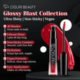 Brillo de labios DISURI Beauty Glossy Blast - Ruby Rose