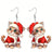 Christmas Earrings for Women Holiday Xmas Dangle Earrings Christmas Snowflake Snowman Tree Earrings womens Jewelry Gift Christmas Stud Earrings - Lootquake