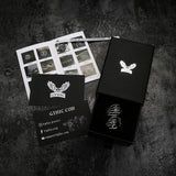 Double Ghost Hand Stainless Steel Skull Ring