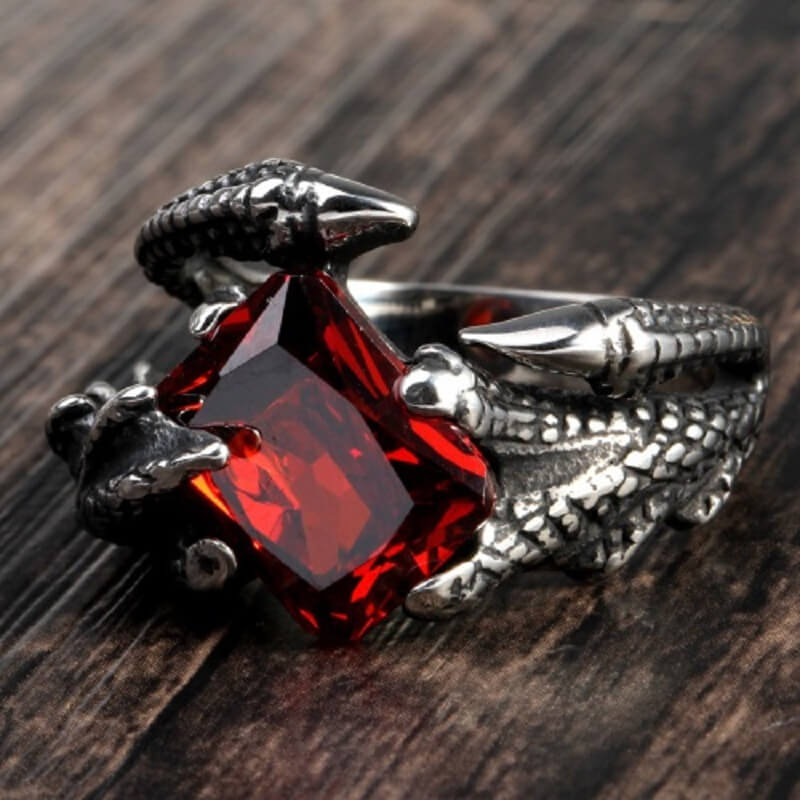 Dragon's Treasure Stainless Steel Ring