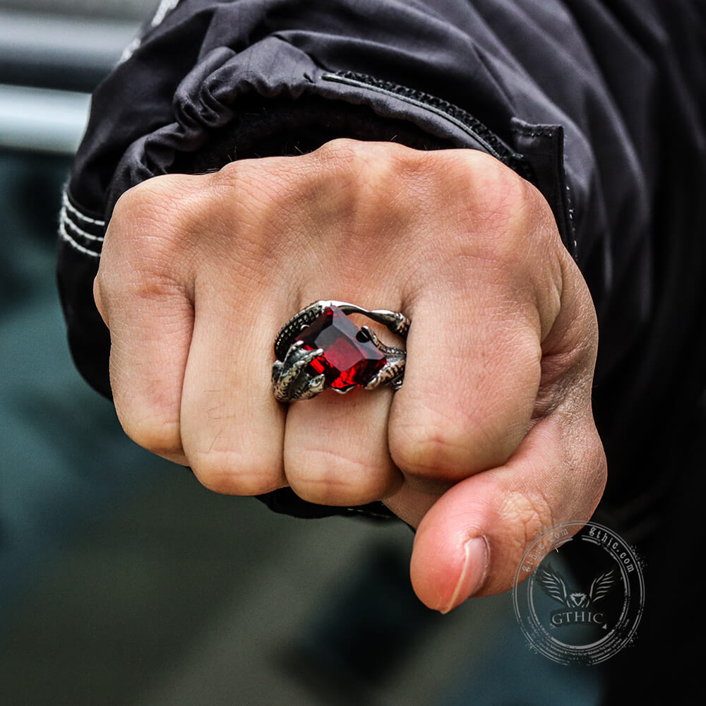 Dragon's Treasure Stainless Steel Ring