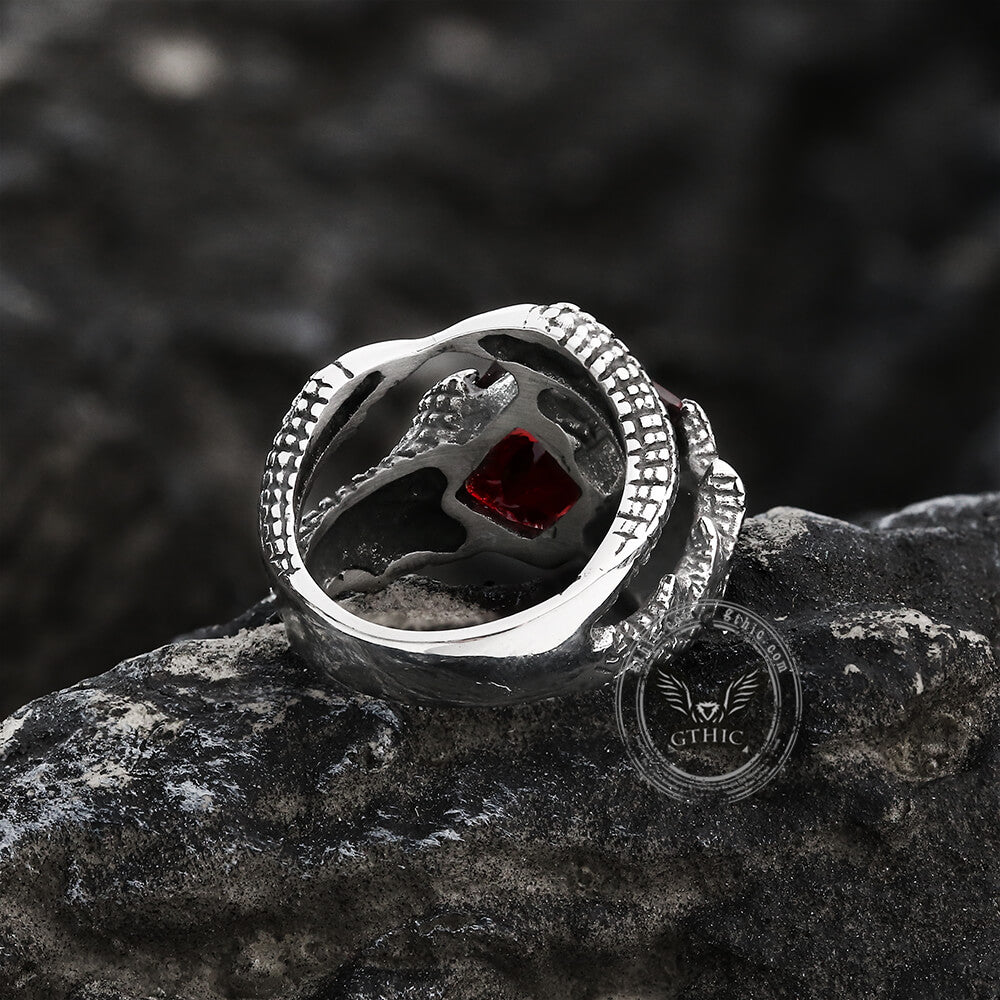 Dragon's Treasure Stainless Steel Ring