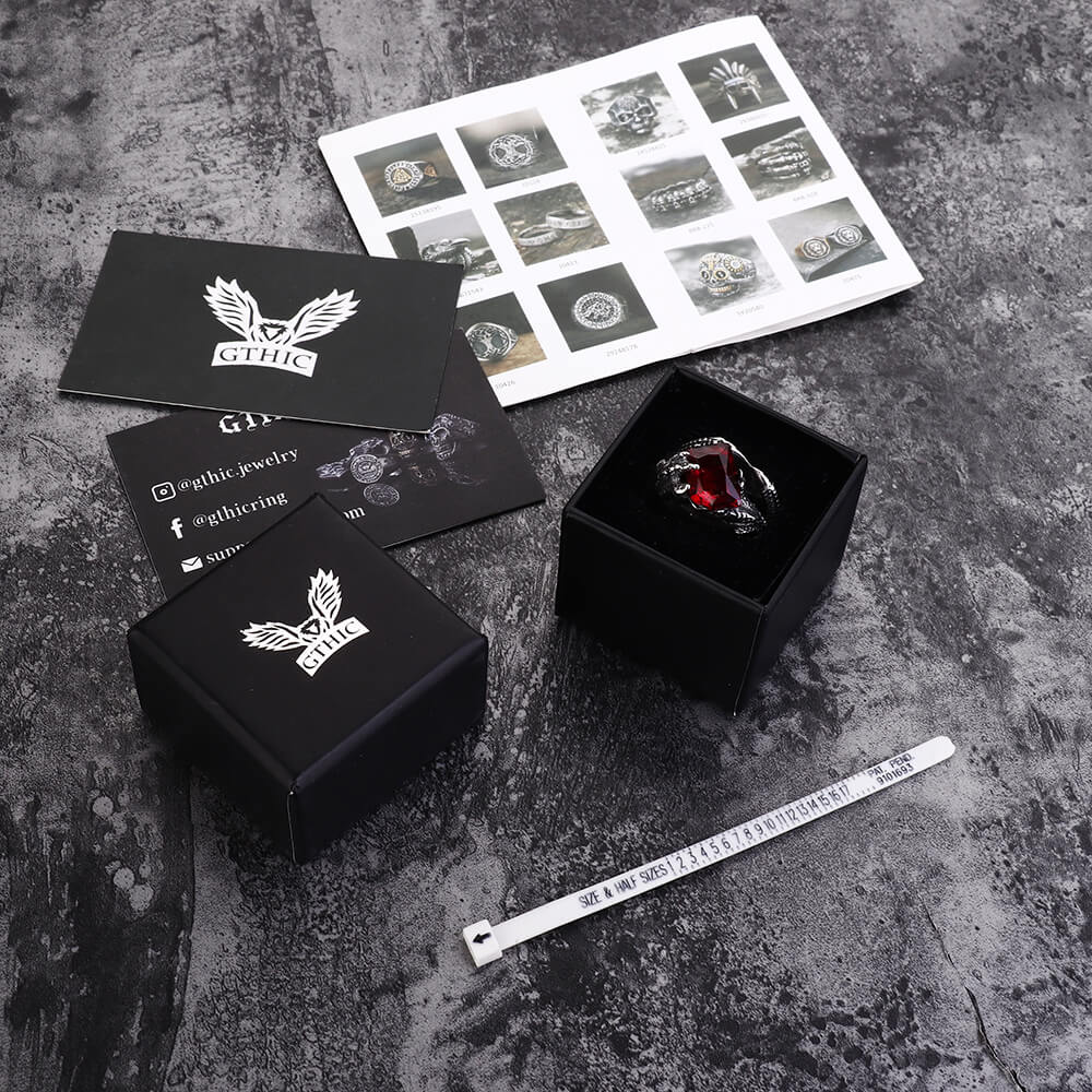 Dragon's Treasure Stainless Steel Ring