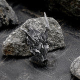 Dragon Skull Stainless Steel Pendant