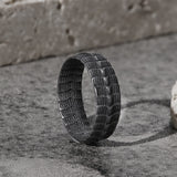 Dragon Spine Stainless Steel Ring