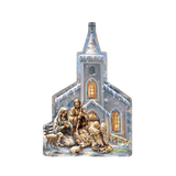Nativity at the Chapel Nativity Door Decor by D. Gelsinger - Nativity Holiday Decor - 8121016H-1606