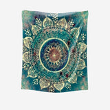 Manta de mandala bohemia suave y lujosa: visualmente impactante y acogedora: ¡regalo ideal para niños, niñas y adultos en cumpleaños, días festivos y celebraciones de Ramadán!