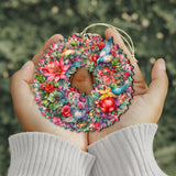 Adornos de madera con corona de flores de verano de G. Debrekht - Decoración navideña - 8611072