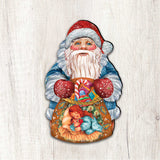 Gift Bag Santa Door Decor Door Decor by G. DeBrekht - Christmas Santa Snowman Decor - 8117901H