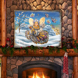 Butterfly Fairy Wooden Wall Art by G. DeBrekht - Nature Wildlife Decor - 8173562B