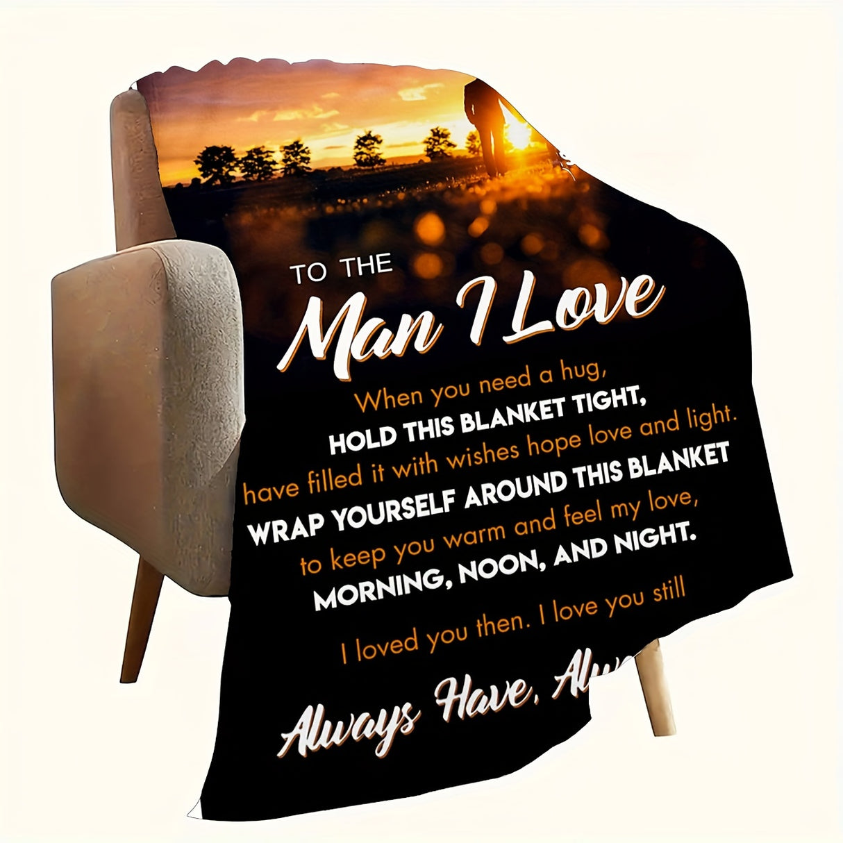 1pc I Love You Husband Blanket, Gifts for Him, Valentines Gifts, Boyfriend Birthday Gifts, Husband Birthday Gifts from Wife