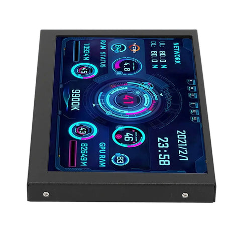 PC CPU Data Monitor 5in IPS USB C TYPE C Temperature Display PC CPU GPU RAM Data Monitor - Lootquake