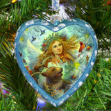 Christmas Bells Glass Ornament Limited Edition by Strelkina at G. DeBrekht - Christmas Decor - 738-082-ST