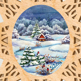 Adorno para la punta del árbol "País de las Maravillas Invernal" de G.DeBrekht - Decoración navideña - 89497