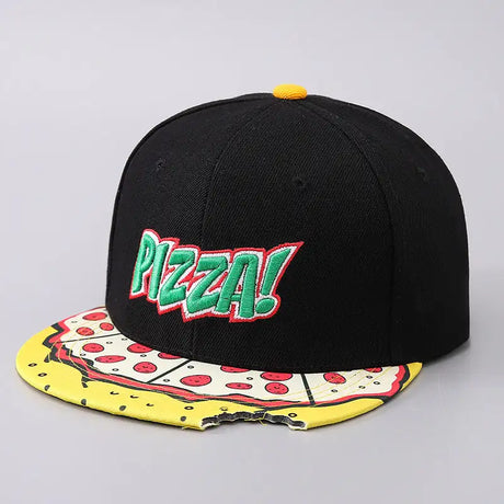 Flat Brim Missing Corner Snack Baseball Cap Personality Male And Female Adult Sun-proof Sports Hat - Lootquake