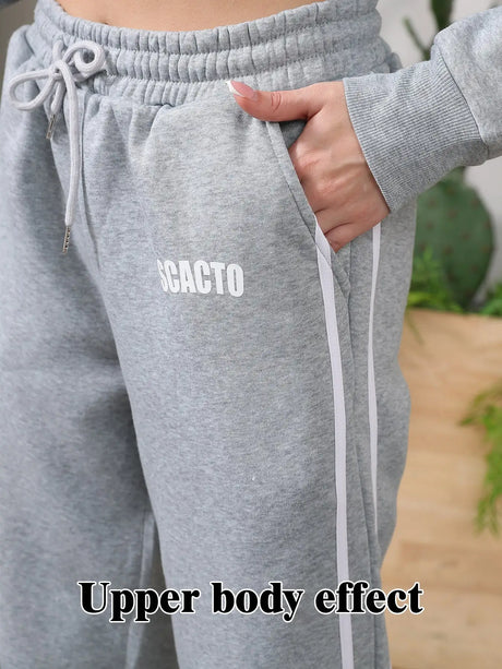 Women's Long Sleeved Hoodie Set - Lootquake