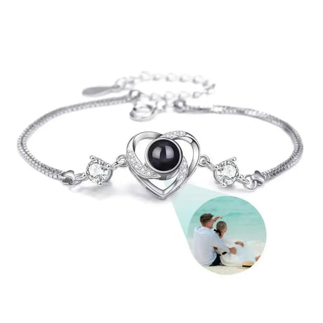 Creative And Simple S925 Silver Projection Bracelet - Lootquake