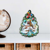 Faro navideño para puerta, decoración navideña de G. DeBrekht - Decoración costera - 8119185H