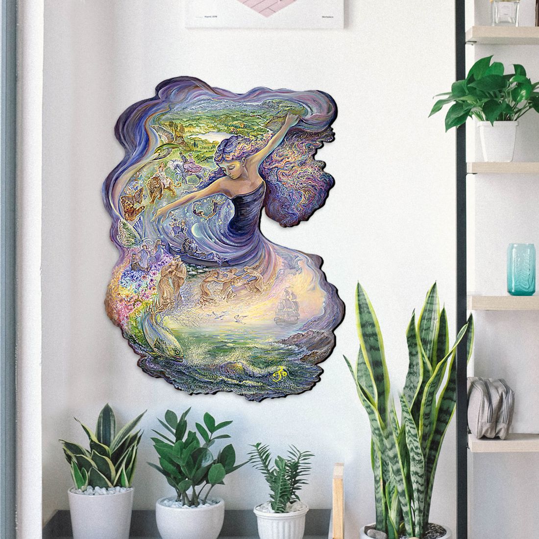 Dance of Dreams Holiday Outdoor Yard Sign by Josephine Wall - Christmas Decor - 845618F-JW