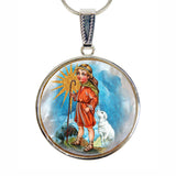 Collar de nácar bañado en plata - 43045