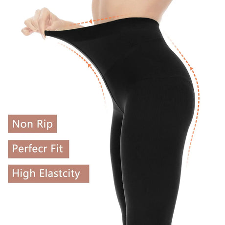 2pack 80d Opaque Black Tights For Women - Lootquake