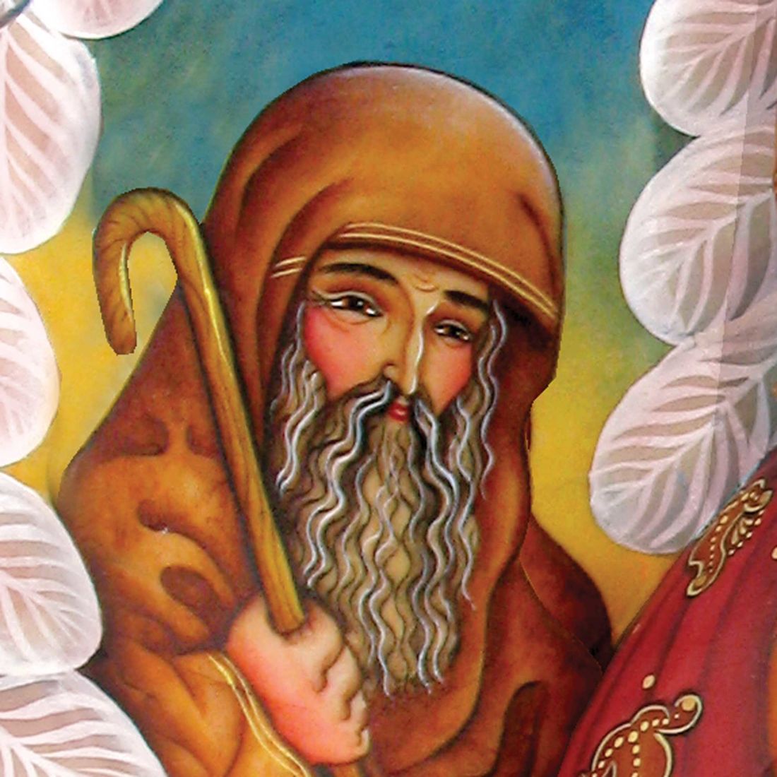 Ángel de la Sagrada Familia para puerta, decoración de G. DeBrekht - Decoración navideña - 8154107H