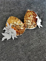 Handmade Sequined Mermaid Scale Bikini Lingerie - Lootquake