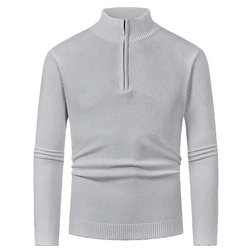 Fashion Trend Half Zipper Sweater - Lootquake