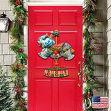 Carousel Elephant Christmas Holiday Door Decor by G. DeBrekht - Carousel Holiday Decor - 8114043H