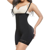 High Waisted Body Pants Crotch Zipper Tummy Lifting Pants Waist Trimming Shapewear Bodysuit Enhancement - Lootquake